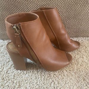 Madden Girl Open Toe Booties